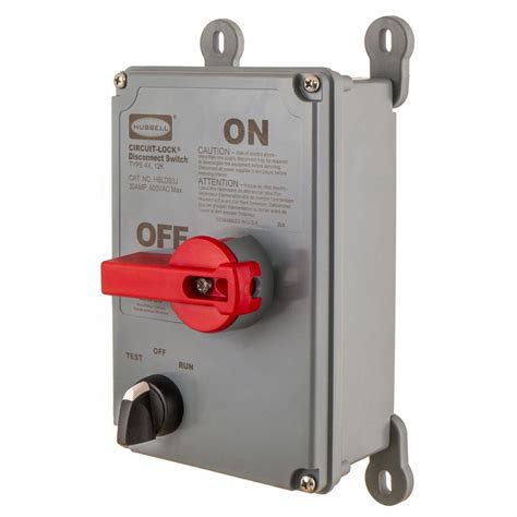 30 amp junction box emergency cutoff switch|electrical disconnects 30 amp.